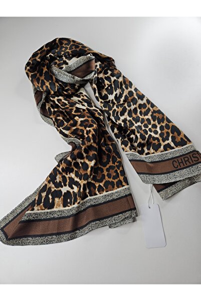sem oyuncak Luxury Voile Silk Shawl Hijab Foulard Scarf Shawl Leopard Pattern 70 X 180 cm