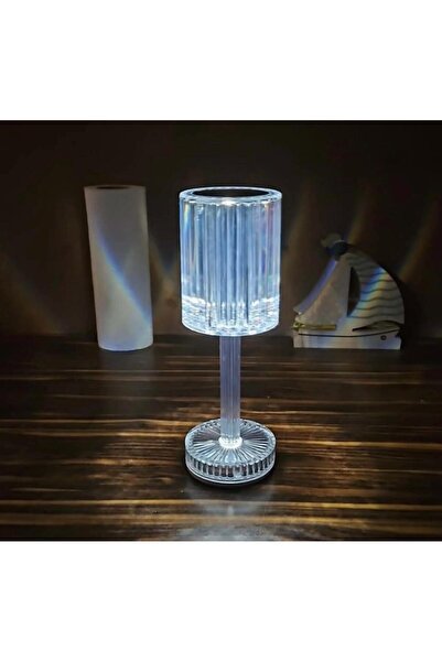 btm home 1 Adet Led Masa Lambası Şarj Edilebilir Abajur