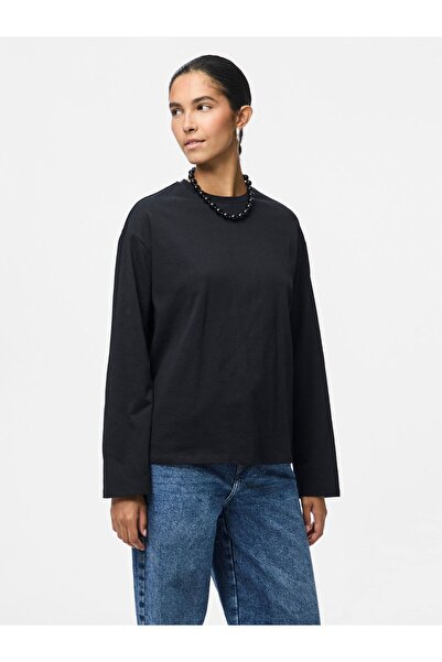 PIECES Oberteil mit langen Ärmeln PCSADIE