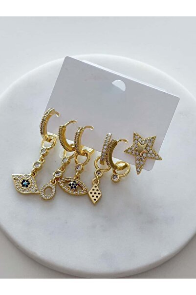 CHARMLUCKY Eye Earring Set
