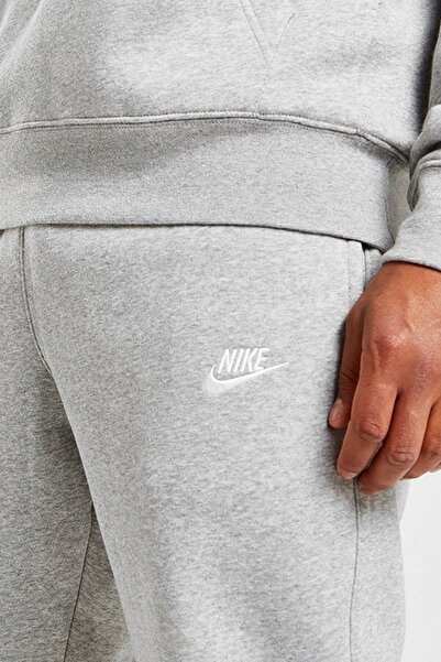 Nike Nsw Clup Jogger Erkek Gri Şardonlu Eşofman Altı