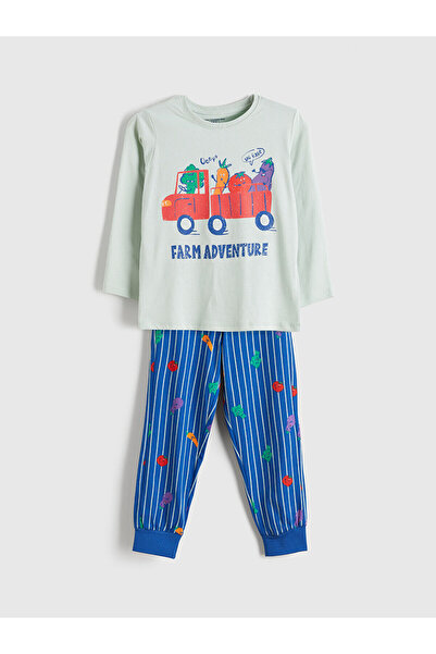 LC Waikiki Set de pijamale pentru băiat cu imprimeu