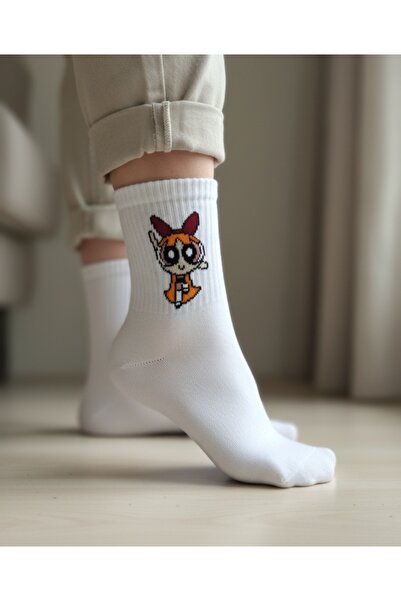 ÖZKAHRA TEKSTİL Унисекс чорапи с шарки на герои, 1 чифт