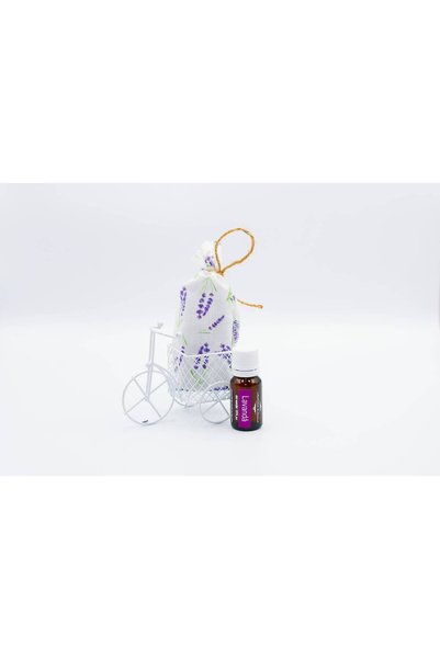 Lavanda Sudului Set cadou cu uleiuri esențiale și pliculeț cu lavandă
