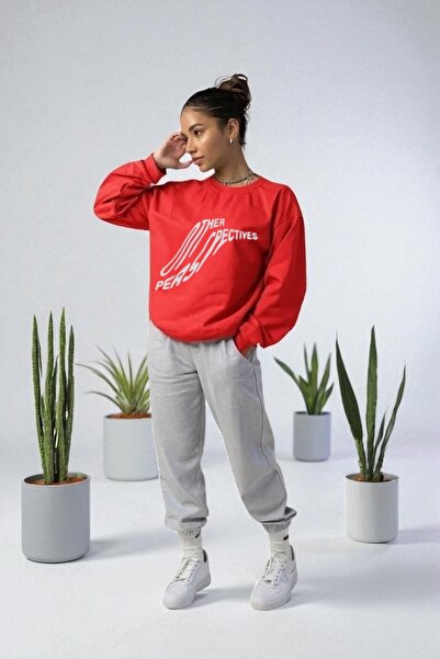 Wish BF طقم بدلة رياضية شتوية كبيرة الحجم بطباعة شفافة مع قلنسوة وبطانة داخلي...