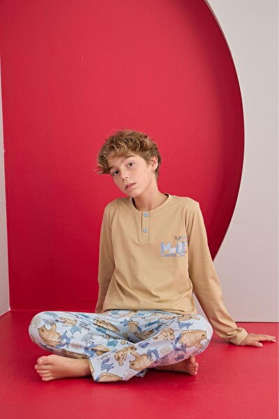 LARİCE KİDS ERKEK ÇOCUK UZUN KOL PİJAMA TAKIMI