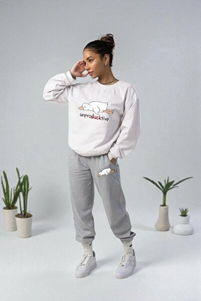 Wish BF Огромна качулка с принт на патица, зимна спортна екипировка с памучна...