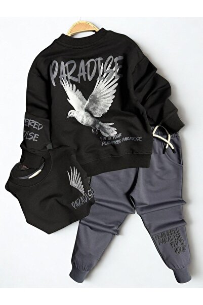 Giyinse Anka Paradise Boys' Suit Gray