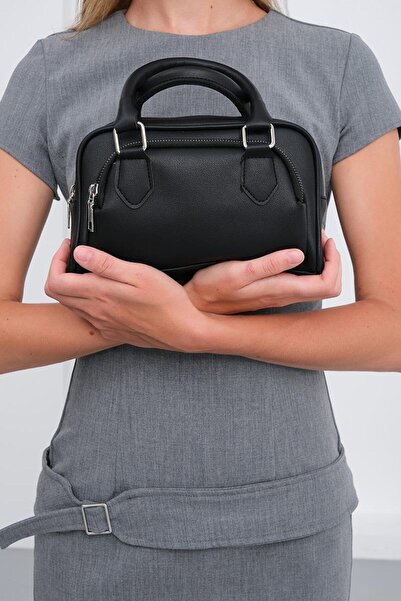 Shule Bags Cose Bowling Çapraz Çanta Siyah