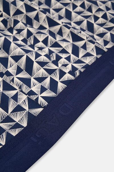 Eros Μπόξερ από βαμβακερό σχέδιο 3 τεμαχίων σε μπλε ναυτικό