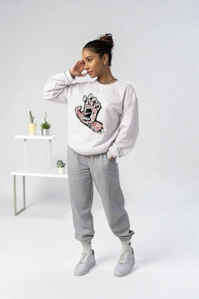 Wish BF oversized Monster El με τύπωμα με κουκούλα Σετ φόρμας χειμερινό Βαμβά...