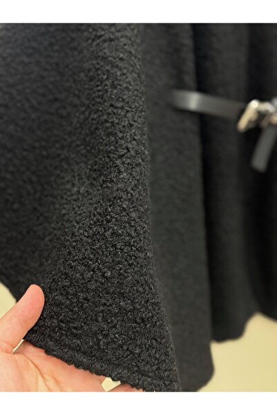 BENAHOLL Dorasya Buklet Poncho-Ma5665 Black