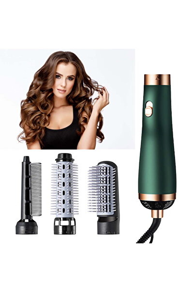 Generic Daisyyozoid Dry And Wet Hot Air Comb Three-in-one Curly Hair Straight Perm Hair Dryer Comb
