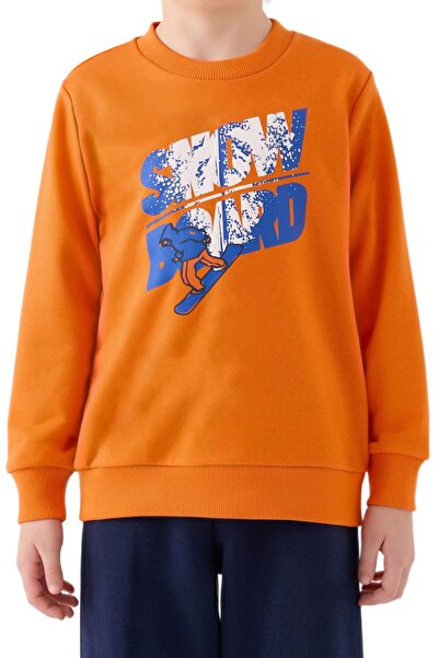 ROLY POLY Rolypoly Boys' Orange Waiter Boy Tracksuit Set 3436-g