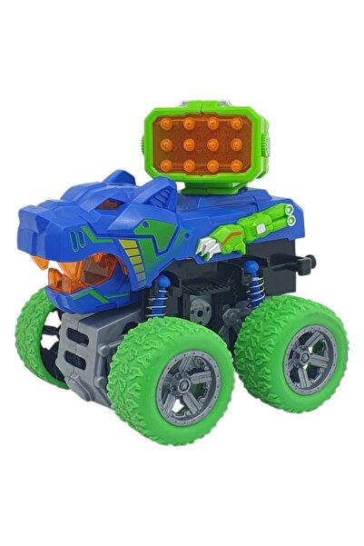 Vardem Friction Powered Dinosaur Vehicles - with Sound and Light - D500-19 - Navy Blue
