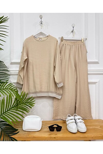 onix Online İkili takım bej