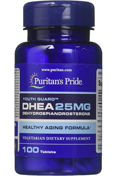 Puritan's Pride Puritans Pride DHEA 25 mg 100 Tablet Women and Men Healthy Aging - USA