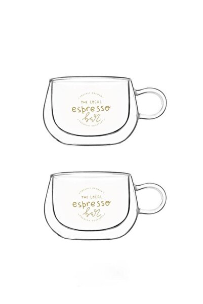 Perotti ÇİFT CİDARLI 2'Lİ ESPRESSO FİNCANI 160ML