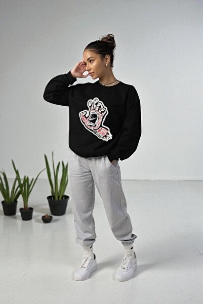 Wish BF oversized Monster El με τύπωμα με κουκούλα Σετ φόρμας χειμερινό Βαμβά...