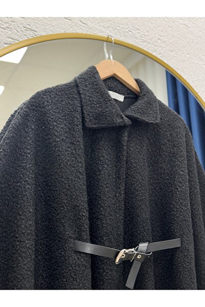 BENAHOLL Dorasya Buklet Poncho-Ma5665 Black