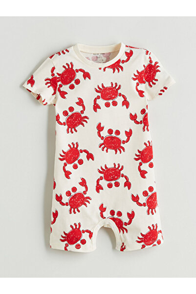 LC Waikiki Peak Yeni Sezon Baskılı Erkek Bebek Penye Tulum 2'li