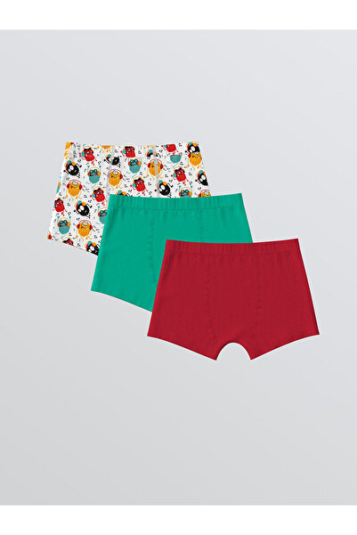 LC Waikiki Boxeri pentru băieți imprimați LCW Kids 3 bucăți (W5)