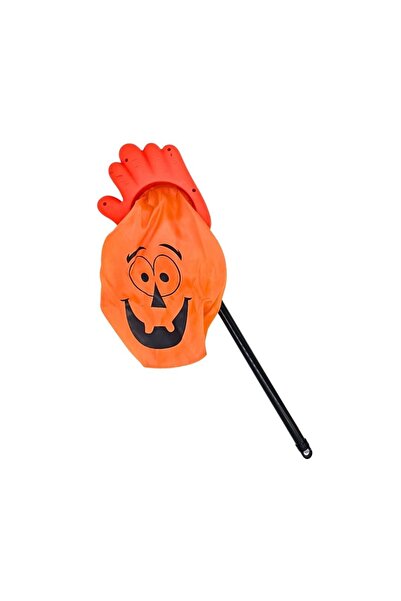 Eurowrap Τσάντα για γλυκά του Χάλογουιν με χερούλι, πορτοκαλί σχέδιο με χέρια...