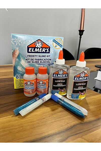 Elmers renkli ve şefaf Frosty Slime Kit 2077254 slime kit slime kit