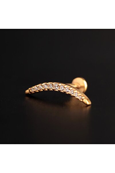 Rupen Kraft 316 L Cerrahi Çelik Pırlanta Modeli Helix Tragus Kıkırdak Piercingi