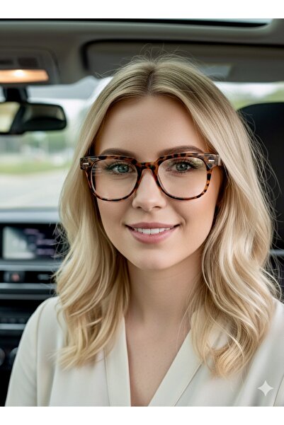 Zzla نظارات قراءة للكمبيوتر من سلسلة RB الخاصة ذات نمط الفهد وحماية من الضوء ...