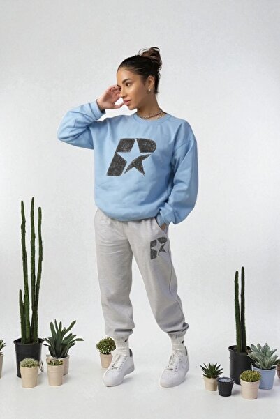 Wish BF supradimensionat Set de trening R Star cu imprimeu cu glugă pentru ia...