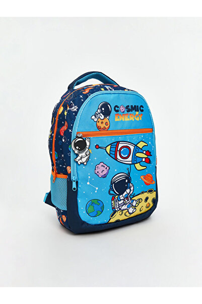 LC Waikiki LCW ACCESSORIES Uzay Baskılı Erkek Çocuk Sırt Çantası (W5)