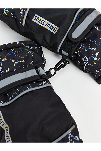 LC Waikiki New Season Patterned Boys' Snow Gloves