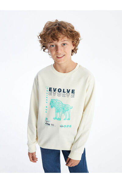 LC Waikiki Hanorac pentru băiat LCW Crew Neck