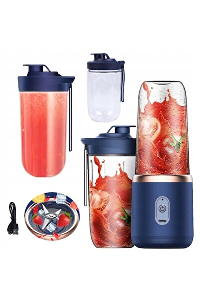 dalimag Blender wireless, Blendy and Go, mini storcător portabil, albastru