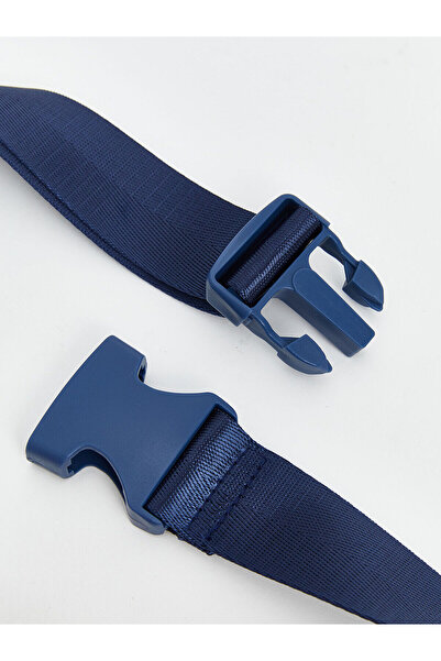 LC Waikiki LCW ACCESSORIES YEBU Синя чоловіча сумка на груди з кольоровими вставками