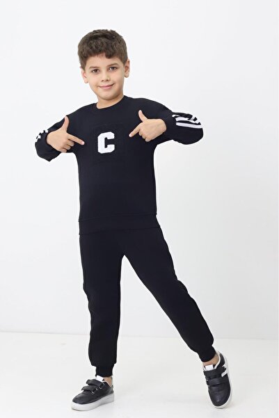 ENN CLOTHIGN CLUB Boy's Top and Bottom Tracksuit Set (Premium Series) 5-12 Years Old