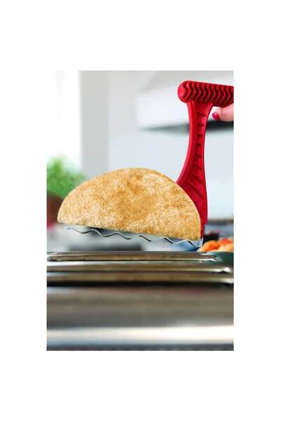 Doty Set 2 accessories Instant Taco for toaster, high-quality materials, easy to use, red, 13 cm,