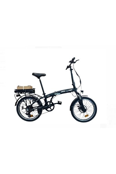 RUUT 20J ZENİX KATLANIR ELEKTRİKLİ BİSİKLET - SİYAH GRİ