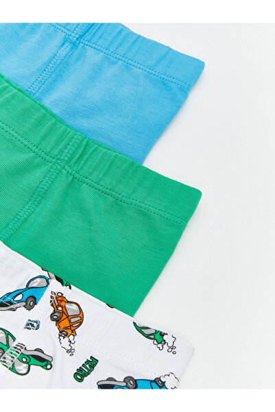 LC Waikiki Elastic Waist Combed Cotton Boy's 3-Piece