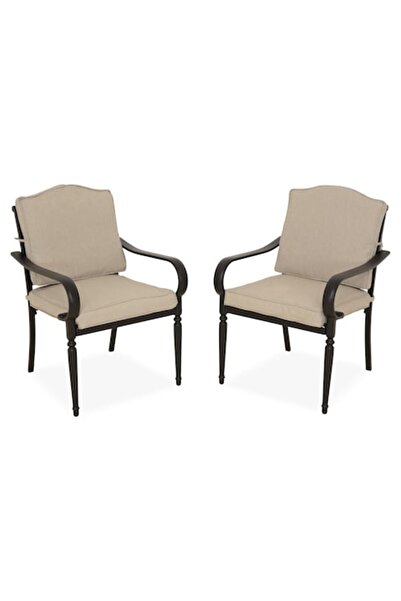 Maison Mex Set 2 scaune dining gradina/terasa, LAUREL, L.75 l.60 H.88 cm, mar...