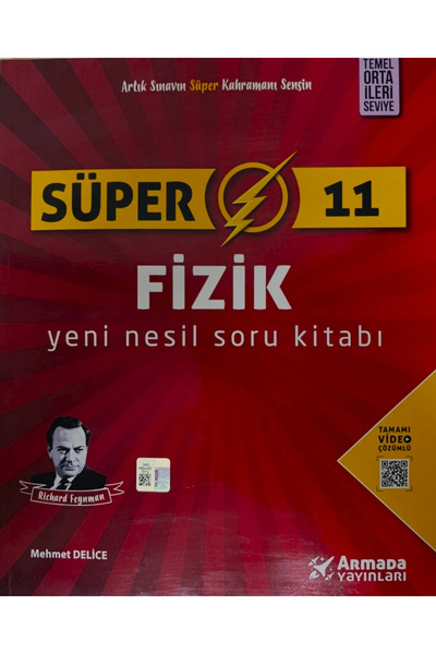 Nitelik Yayınları Armada 11. Sınıf Süper Fizik Yeni Nesil Soru Kitabı
