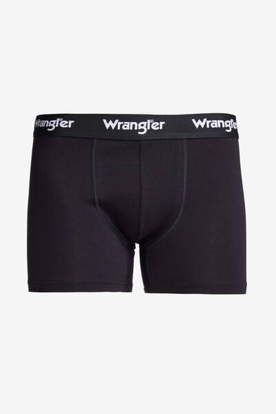WRANGLER Regular Fit Normal Kesim Siyah Pamuklu Esnek Boxer