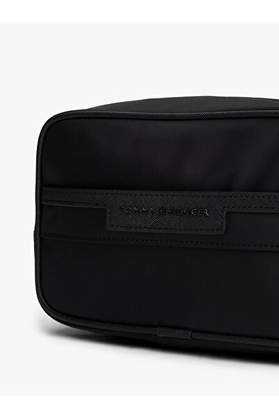 Tommy Hilfiger Th Repreve Erkek Siyah Washbag
