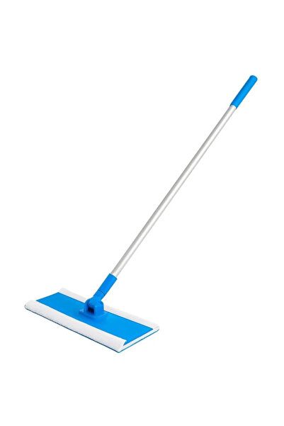 Kovar Dry And Wet Sweeper Mop With Long 4 Section Handle- Blue
