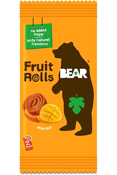 BEAR لفائف فواكه مانجو سبراي 20 جرام عبوة من 18 قطعة