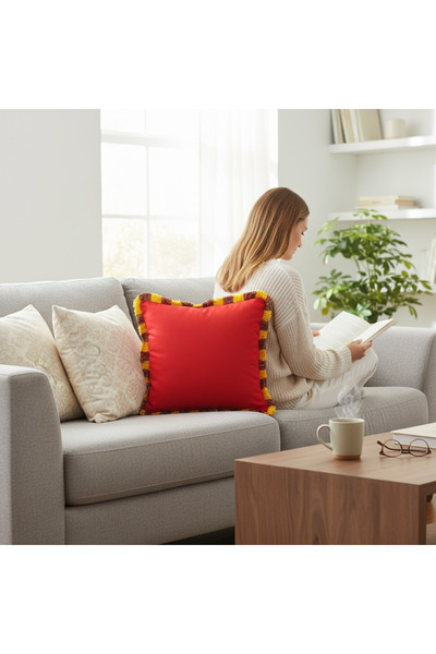 ozdesendesign Tasseled Cushion Cover