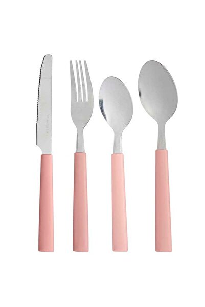 kinvara Set 16 Cutlery Pieces Pale Pink