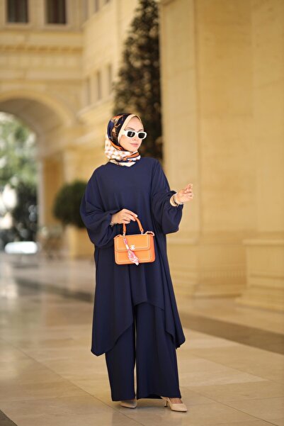 NS Moda Tesettür Elena Takım Lacivert Model-552