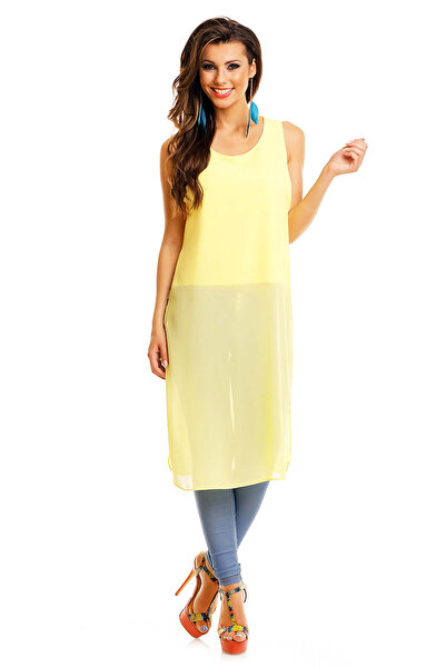 WildFashion Casual blouse with side slits N576-9